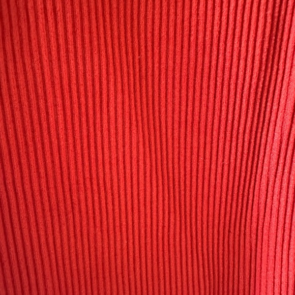 Red Ribbed Bodysuit - Picture 3 of 3